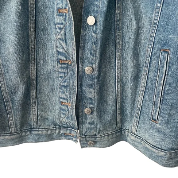 Custom Patch Western Denim Jean Jacket - Picture 7 of 12